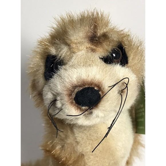 WWF Adoption Meerkat Plush Stuffed Animal 11" Tall 2007 by Fiesta w/ Tags - Picture 9 of 14